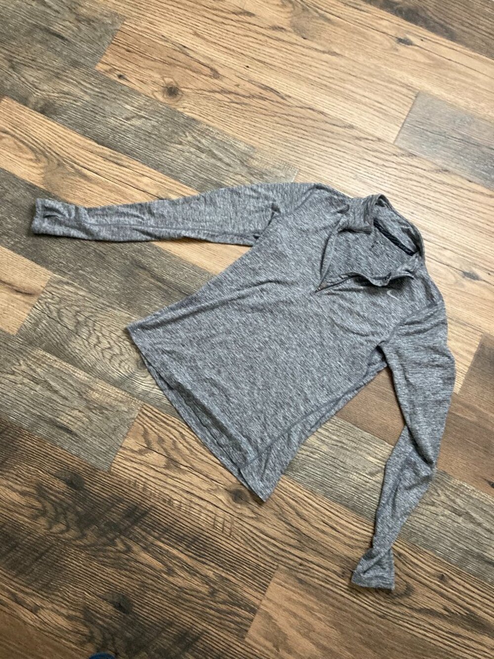 NIKE Dri Fit Womens Gray  Zip-Up Track Activewear Jacket Size Small